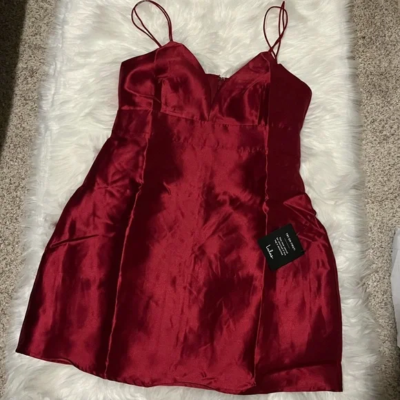 Lulus Wine Red Sleeveless Mini Dress - Picture 3 of 4